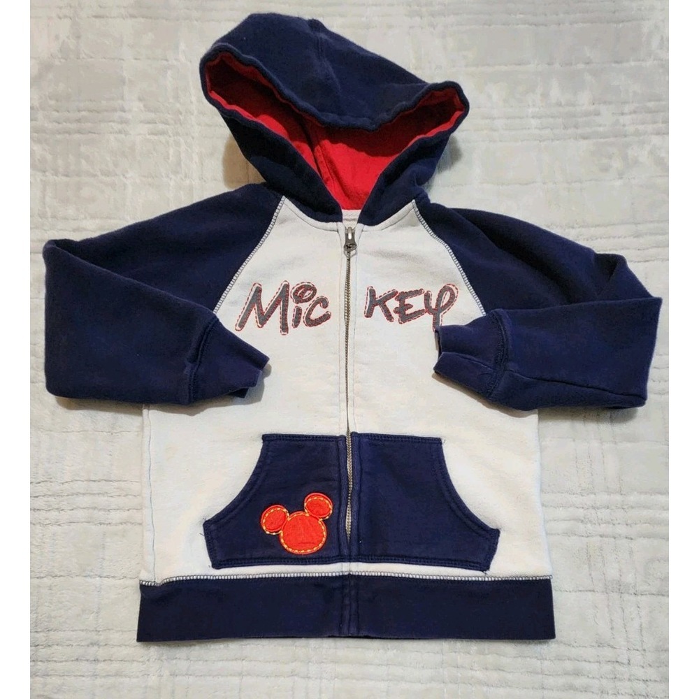 Walt Disney World Disney Parks Mickey Mouse Full‎ Zip Hoodie Size XS